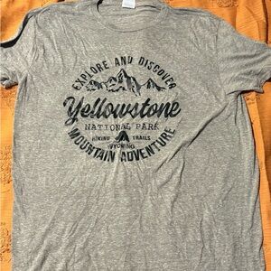 Gray Yellowstone National Park T-Shirt